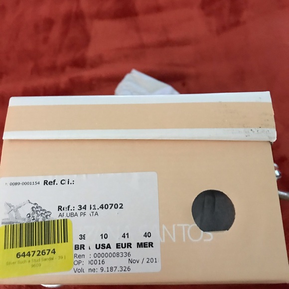 Silver studded sandals/ Brand new - Picture 2 of 2